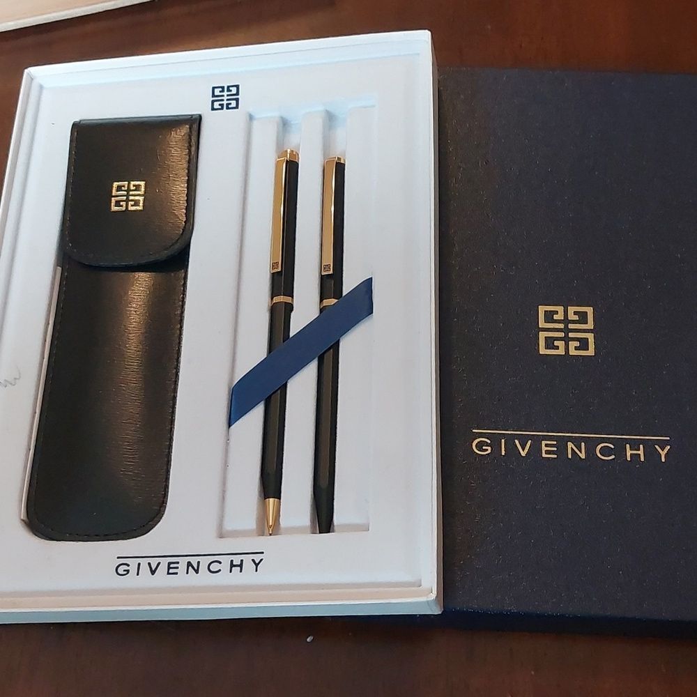 Vintage GIVENCHY Stylus Pen and Pencil Set Comes in Box